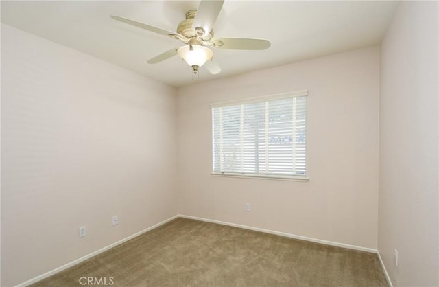 178 Grapevine Dr, Corona, CA 92882 - unfurnished room featuring carpet floors, baseboards, and a ceiling fan