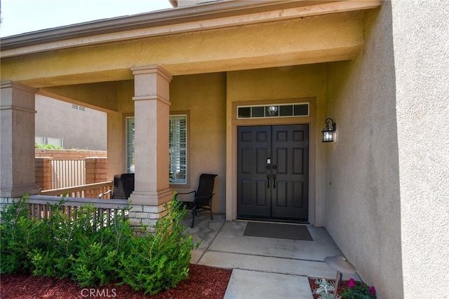 178 Grapevine Dr, Corona, CA 92882 - entrance to property with stucco siding and covered porch