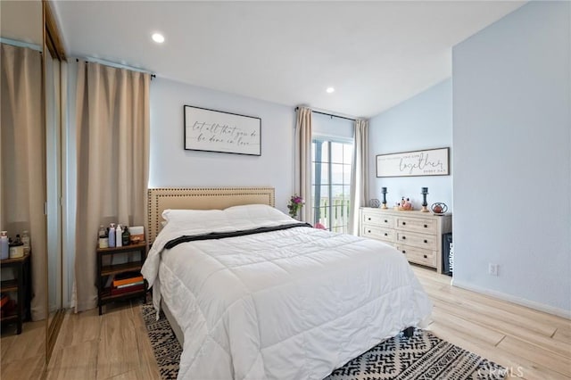 13492 Palomino Creek Dr, Corona, CA 92883 - bedroom featuring light wood-type flooring and recessed lighting
