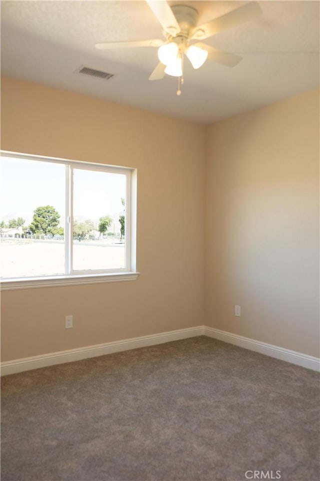 15640 Cheyenne Rd, Apple Valley, CA 92307 - empty room featuring carpet floors and a ceiling fan