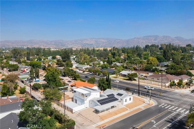 8245 Shoup Ave, West Hills, CA 91304 - drone / aerial view of a mountainous background