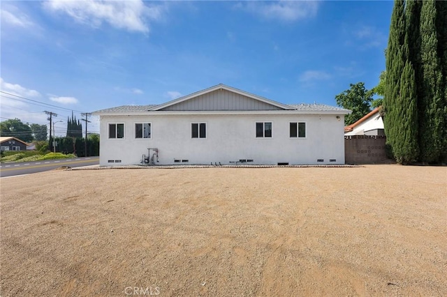 8245 Shoup Ave, West Hills, CA 91304 - rear view of house with stucco siding