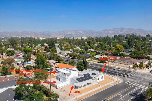 8245 Shoup Ave, West Hills, CA 91304 - bird's eye view of mountains