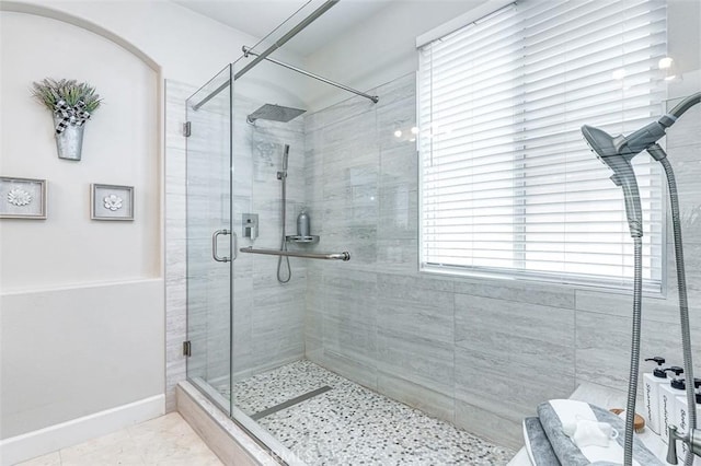 40365 Trenton Ct, Temecula, CA 92591 - full bath with a stall shower and baseboards