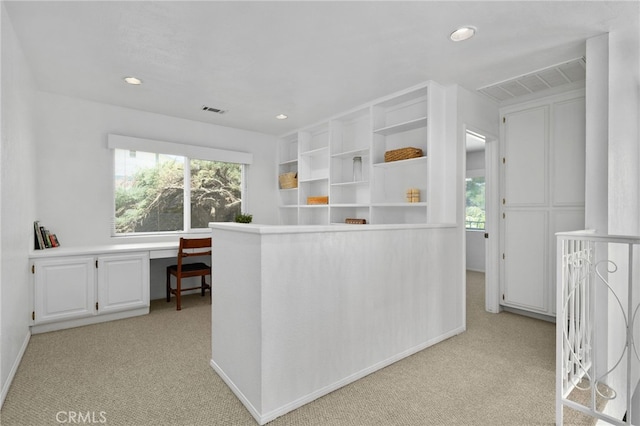 4527 Mockingbird Ln, Banning, CA 92220 - unfurnished office with light colored carpet and recessed lighting