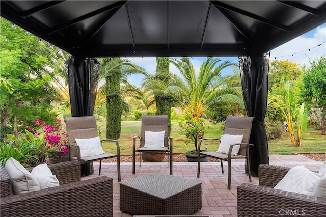 4802 Pentz Rd, Paradise, CA 95969 - view of patio with a gazebo