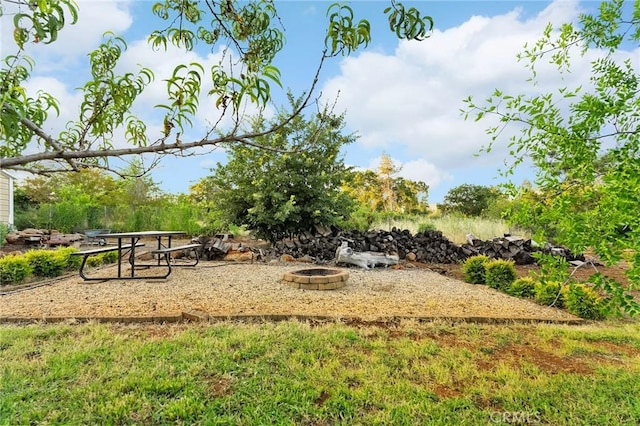 4802 Pentz Rd, Paradise, CA 95969 - view of yard with a fire pit