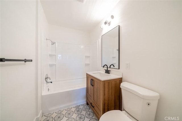 6622 Mitad Ct, San Bernardino, CA 92404 - bathroom featuring vanity, shower / tub combination, and tile patterned floors