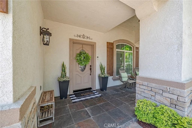 1122 Moonbeam Way, Turlock, CA 95382 - view of exterior entry with stucco siding