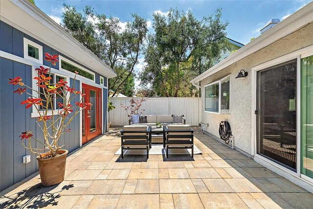 1890 Orange Ave, Costa Mesa, CA 92627 - view of patio with an outdoor living space