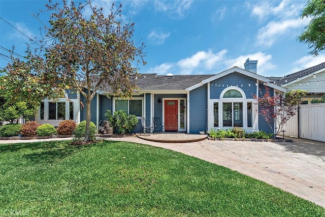 1890 Orange Ave, Costa Mesa, CA 92627 - ranch-style home with a chimney