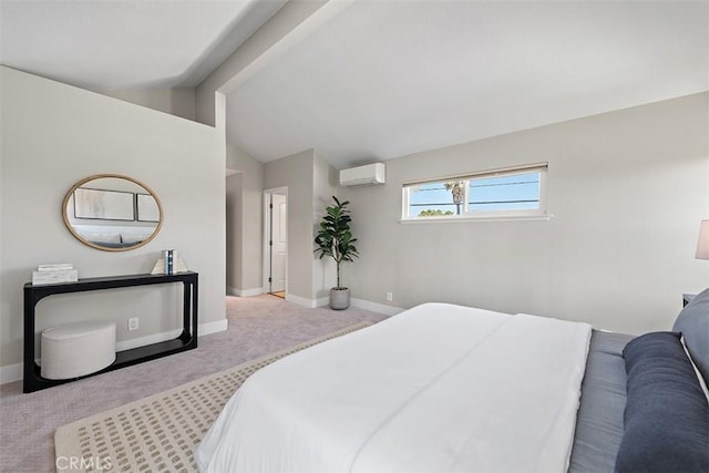 1890 Orange Ave, Costa Mesa, CA 92627 - carpeted bedroom with a wall unit AC and baseboards
