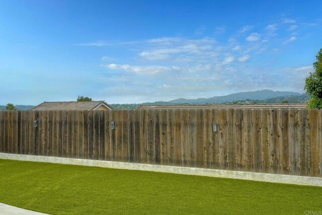 3332 Heather Ridge Ct, San Marcos, CA 92078 - view of yard featuring a mountain view