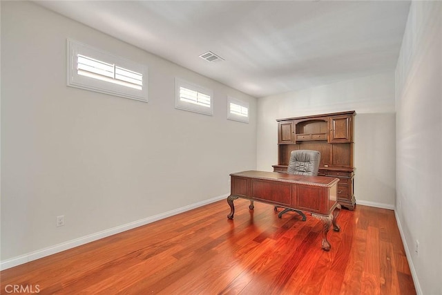 13029 Waterlily Way, Chino, CA 91710 - office area with wood finished floors and baseboards