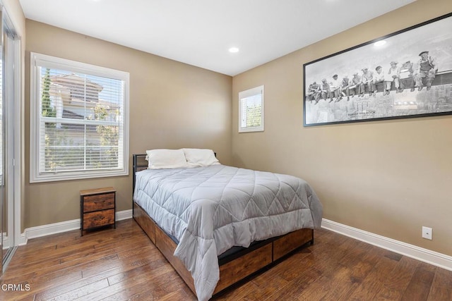 12428 Palmer Dr, Moorpark, CA 93021 - bedroom featuring hardwood / wood-style floors and recessed lighting