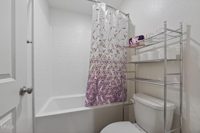275 Fuerte Dr, Santa Paula, CA 93060 - full bath featuring shower / bath combo with shower curtain and toilet