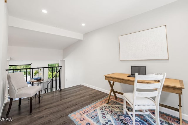 22769 Macfarlane Dr, Woodland Hills, CA 91364 - office space with wood finished floors and recessed lighting