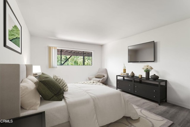 22769 Macfarlane Dr, Woodland Hills, CA 91364 - bedroom with wood finished floors and baseboards