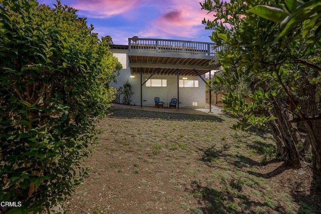 22769 Macfarlane Dr, Woodland Hills, CA 91364 - rear view of house with a patio and a deck