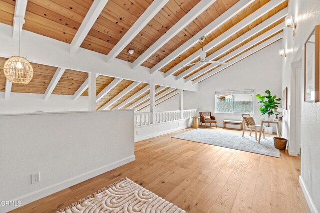 5222 Whitecap St, Oxnard, CA 93035 - sitting room with wood ceiling, wood-type flooring, and a chandelier