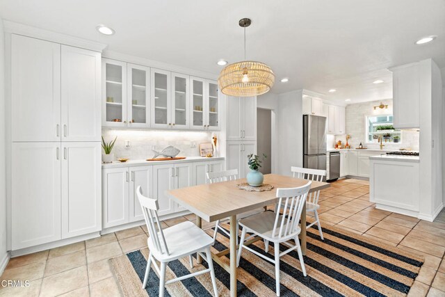5222 Whitecap St, Oxnard, CA 93035 - dining room with recessed lighting and light tile patterned flooring