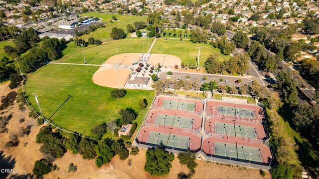 5576 Holly Ridge Dr, Camarillo, CA 93012 - aerial view of property and surrounding area