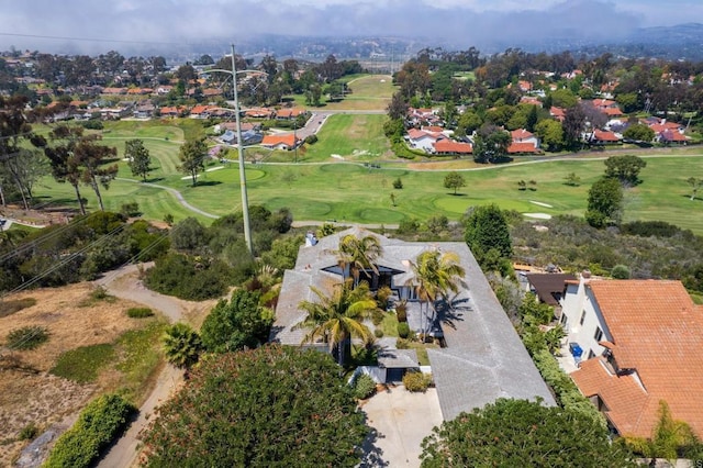 1138 Via Mil Cumbres, Solana Beach, CA 92075 - aerial overview of property's location with nearby suburban area and a golf club