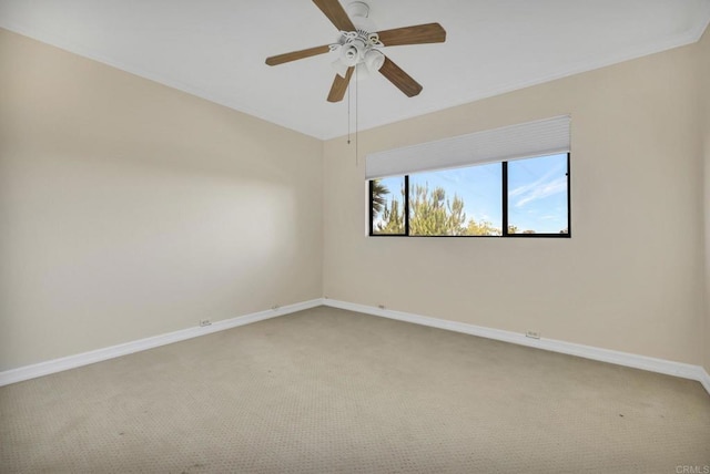 1138 Via Mil Cumbres, Solana Beach, CA 92075 - unfurnished room with light carpet and a ceiling fan