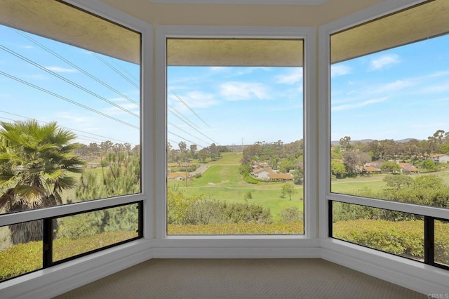 1138 Via Mil Cumbres, Solana Beach, CA 92075 - unfurnished sunroom featuring carpet flooring and plenty of natural light