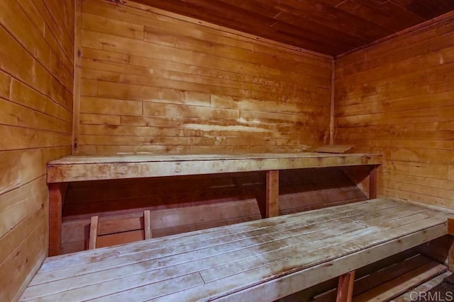 2500 Torrey Pines Rd Unit 1202, La Jolla, CA 92037 - sauna / steam room with wood ceiling and wood walls