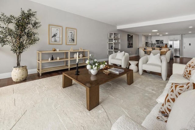 2500 Torrey Pines Rd Unit 1202, La Jolla, CA 92037 - living area with wood finished floors and recessed lighting