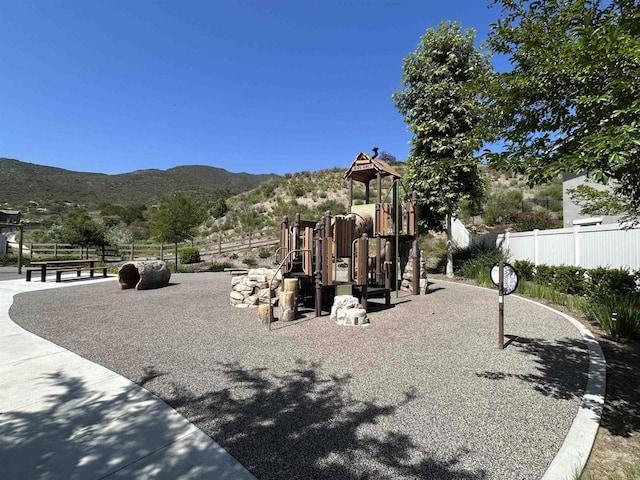 35909 Shetland Hls E, Fallbrook, CA 92028 - community playground with a mountain view