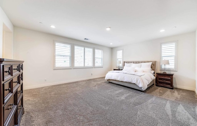 35909 Shetland Hls E, Fallbrook, CA 92028 - carpeted bedroom with multiple windows and recessed lighting