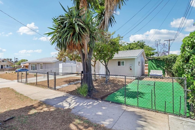 1947 D Ave, National City, CA 91950 - ranch-style home featuring stucco siding and a gate