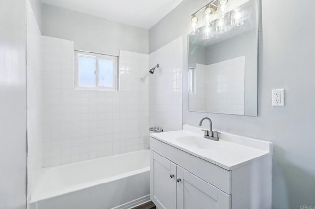 1947 D Ave, National City, CA 91950 - bathroom featuring vanity and washtub / shower combination