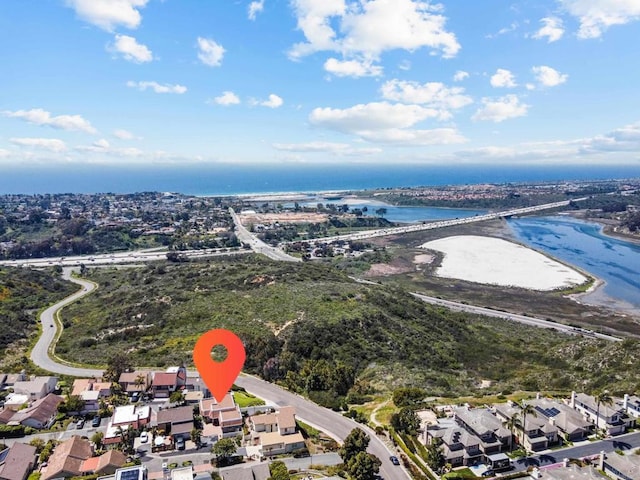 1763 Sky Loft Ln, Encinitas, CA 92024 - aerial overview of property's location featuring a nearby body of water and nearby suburban area