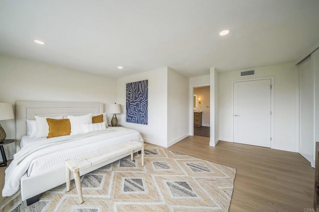 1763 Sky Loft Ln, Encinitas, CA 92024 - bedroom featuring wood finished floors and recessed lighting