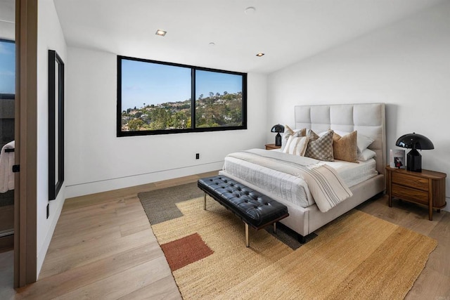 6627 Muirlands Dr, La Jolla, CA 92037 - bedroom with wood finished floors and baseboards