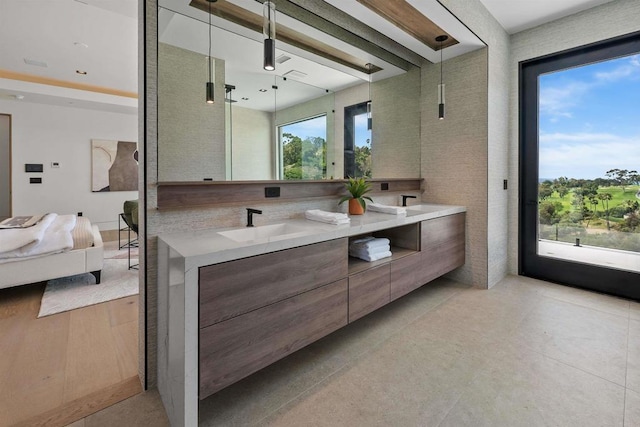 6627 Muirlands Dr, La Jolla, CA 92037 - bathroom with double vanity