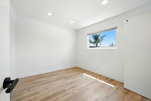 1472 Loma Ln, Chula Vista, CA 91911 - unfurnished room featuring recessed lighting and light wood-type flooring