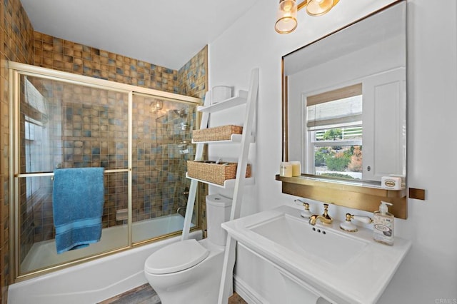 18 Gateview Dr, Fallbrook, CA 92028 - bathroom with shower / bath combination with glass door and vanity