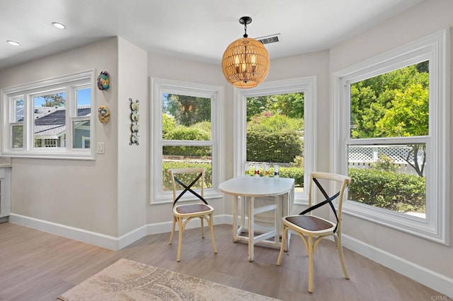 18 Gateview Dr, Fallbrook, CA 92028 - dining room featuring a chandelier, wood finished floors, and recessed lighting