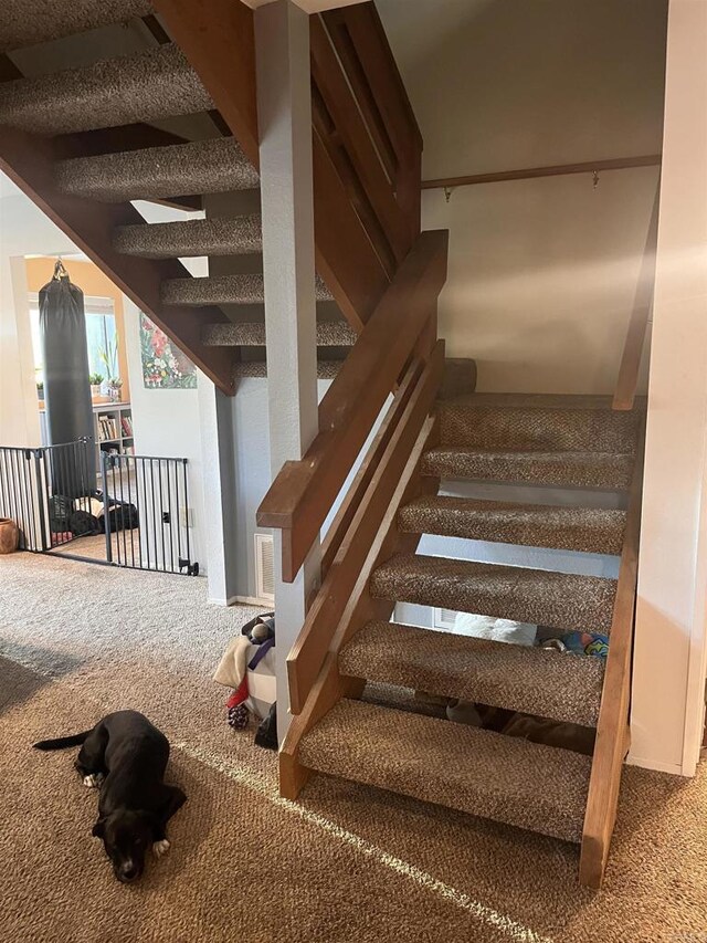 8606 Valley View Trl, Pine Valley, CA 91962 - stairway with carpet floors