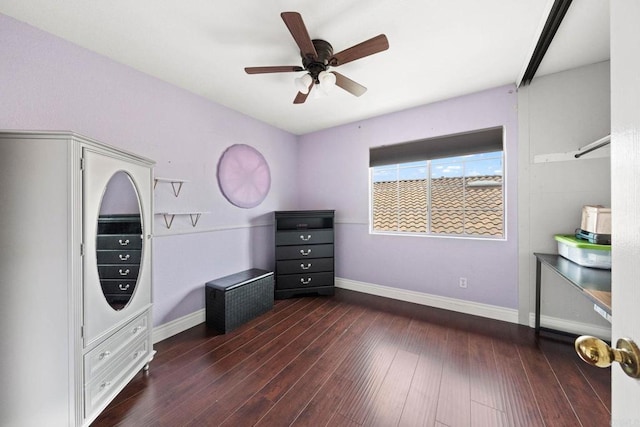 653 Diamond Dr, Chula Vista, CA 91911 - unfurnished bedroom featuring hardwood / wood-style flooring and ceiling fan