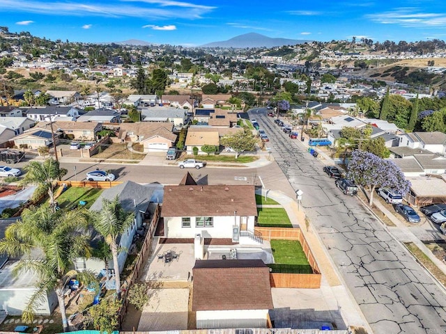 640 Pyramid St, San Diego, CA 92114 - aerial perspective of suburban area with a mountain backdrop