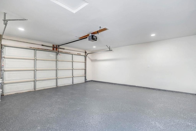 640 Pyramid St, San Diego, CA 92114 - garage with recessed lighting and a garage door opener