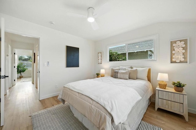 640 Pyramid St, San Diego, CA 92114 - bedroom with light wood-style flooring and ceiling fan