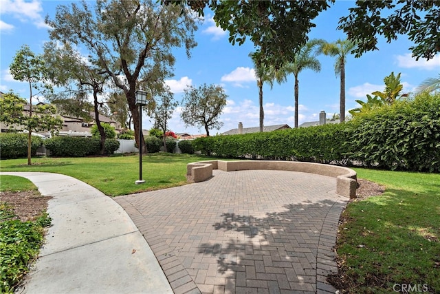 917 Hyde Ct, Costa Mesa, CA 92626 - view of home's community with a patio and a lawn