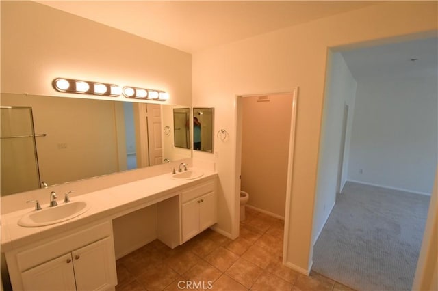 2 Lynde St, Ladera Ranch, CA 92694 - full bath featuring double vanity and tile patterned flooring