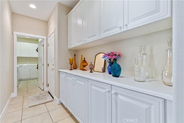 2747 Traditions Loop, Paso Robles, CA 93446 - bar area with light tile patterned flooring and recessed lighting
